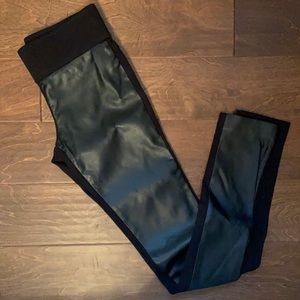 Club Monaco leather leggings